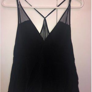 Black Fancy Tank Top